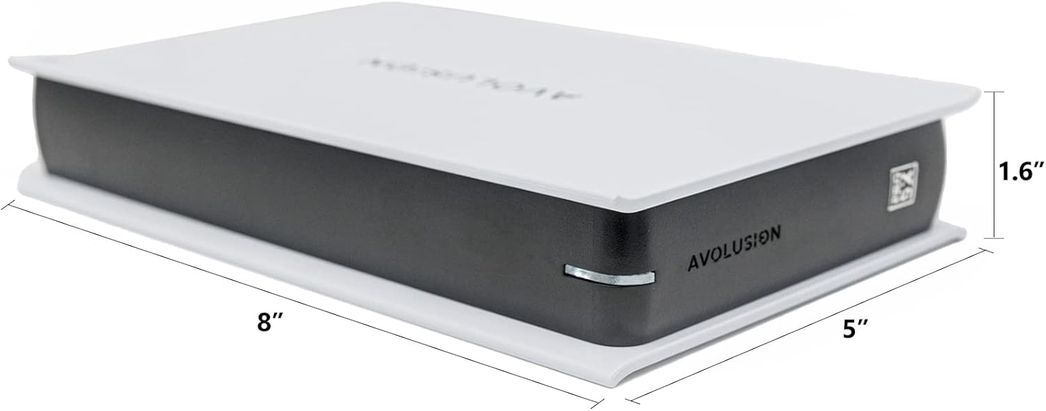 Avolusion PRO-5X Series 12TB USB 3.0 External Hard Drive for WindowsOS Desktop PC/Laptop (White)