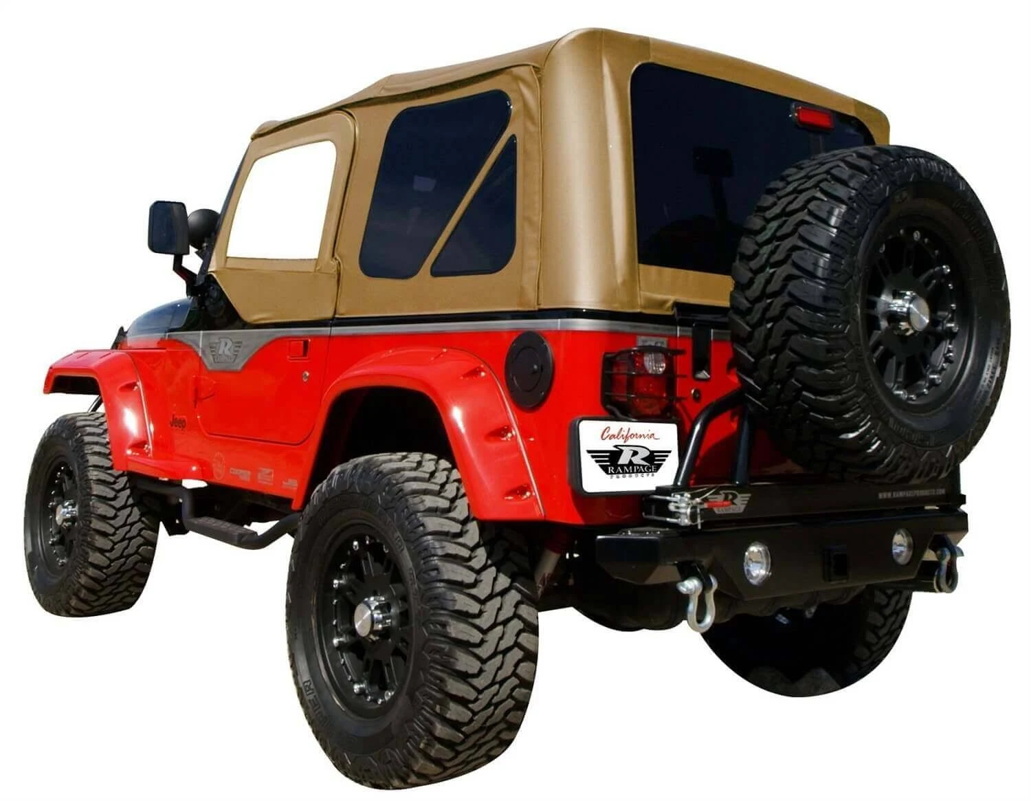 Rampage Jeep Wrangler Factory Replacement Soft Top - 99417