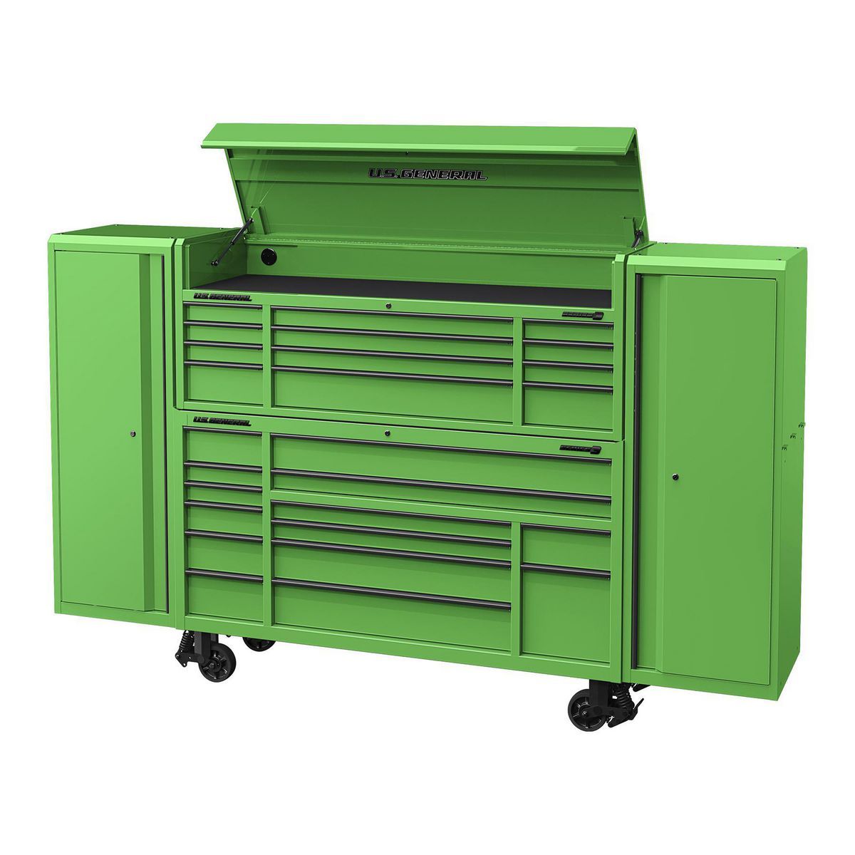 U.S. GENERAL 22 in. End Locker, Series 3, Blue
