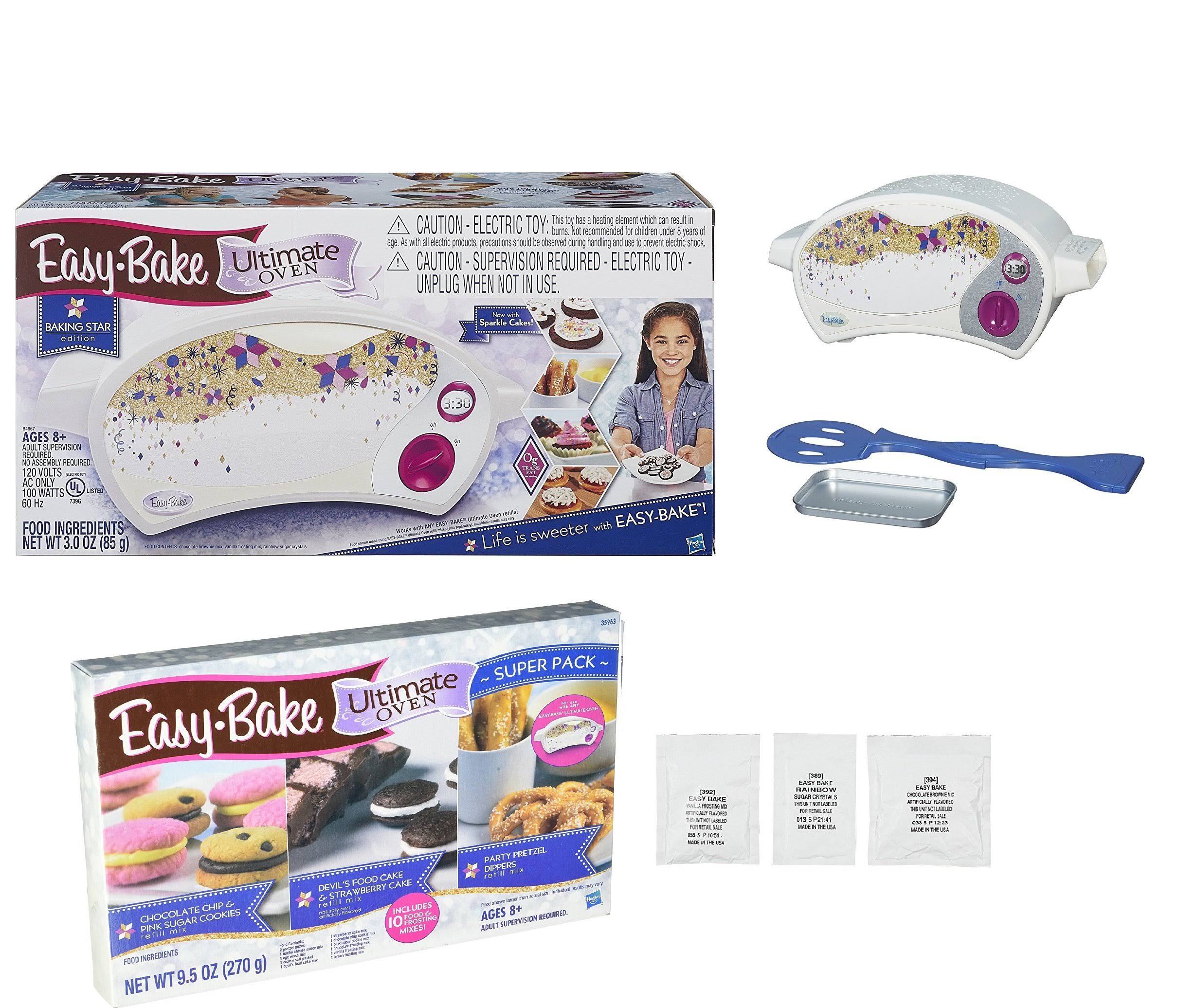 Easy Bake Oven + Star Edition Ultimate Super Pack Refill Set