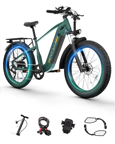 EB60 26" Fat Tire Electric Bike for Adults,2000W Motor Peak 2500W Up to 35MPH&70Miles,48V 20.8AH Hidden Battery,Commuting Electric Mountain Bike, 7 Speed Gear, Hydraulic Brake Ebike