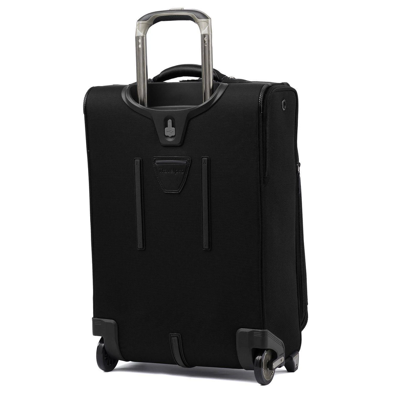 Travelpro Crew 11 Expandable Rolling Suitcase with USB Charging Port - 22x22 - Black