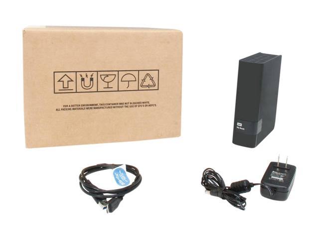 Recertified - WD My Book 3tb USB 3.0/USB 2.0 3.5x22 External Hard Drive Wdbfjk0030hbk Black