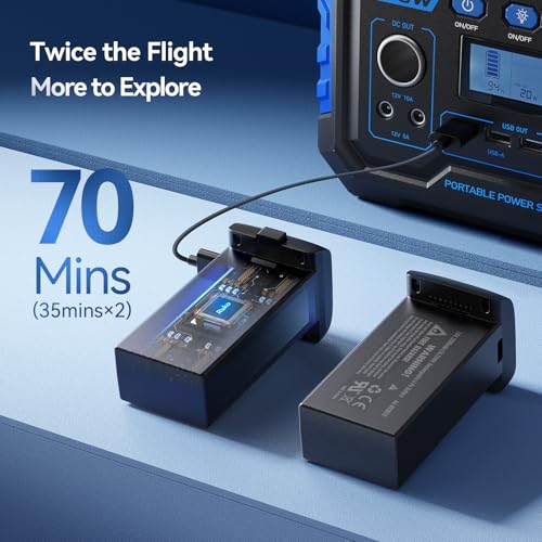 Ruko U11MINI 4K, Drones with Camera for Adults 4K Video 8K Photo, Under 249g, 3-Axis Gimbal EIS, 20000ft FPV Transmission, AI Takeoff/Landing, Auto Return, GPS with Beeper, Beginner (96-Min Flight)