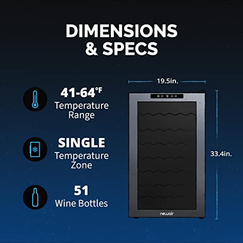 NewAir 50/51 Bottle Wine Fridge