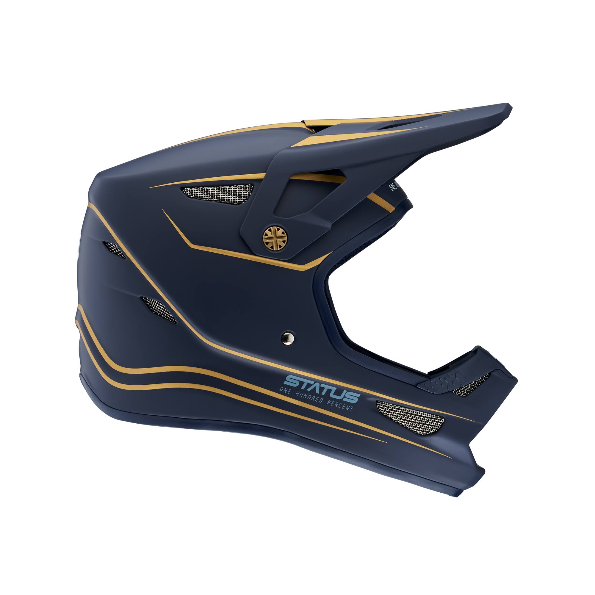 100% Status Bike Helmet LTD Navy XL