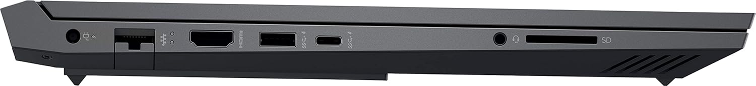 HP Victus 15-FA000 Gaming Laptop, 15.6" 1920 x 1080 144 Hz, Intel Core i5-12450H 8-Core, NVIDIA GeForce GTX 1650 4GB, 16GB DDR4, 512GB SSD, Windows 10 Pro, Backlit Keyboard, Mica Silver