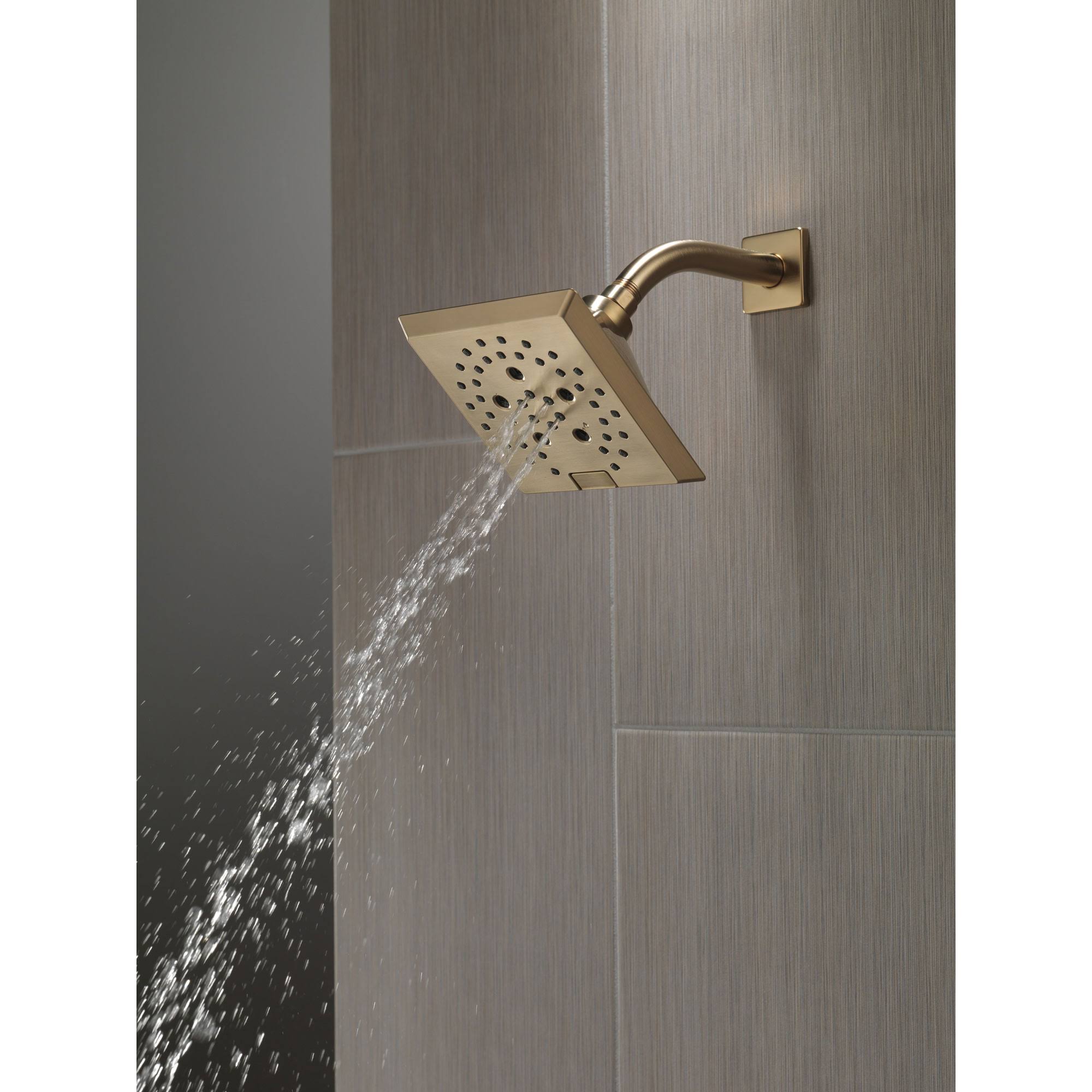 Delta 52664-CZ H2Okinetic 5-Setting Raincan Shower Head, Champagne Bronze