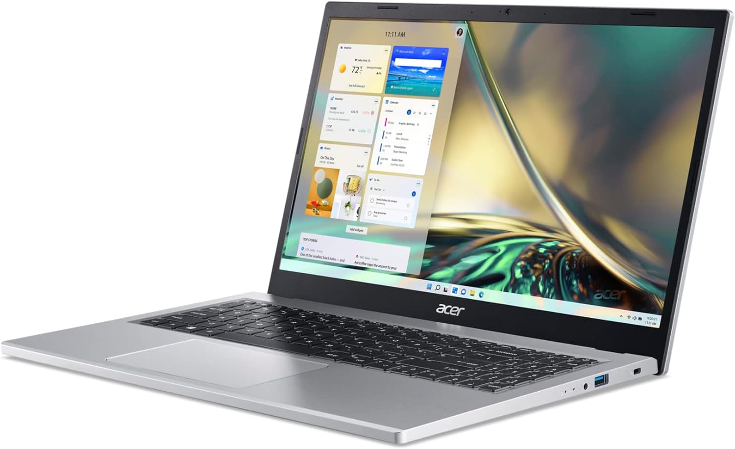 Acer Aspire 3 A315-24PT-R8CY Slim Laptop | 15.6" Full HD IPS Touch Display | AMD Ryzen 5 7520U Quad-Core Processor | AMD Radeon Graphics | 8GB LPDDR5 | 512GB NVMe SSD | Wi-Fi 5 | Windows 11 Home