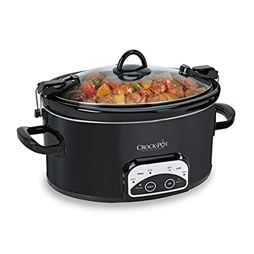 Used Crock-Pot Programmable 6 Quart Slow Cooker - Black