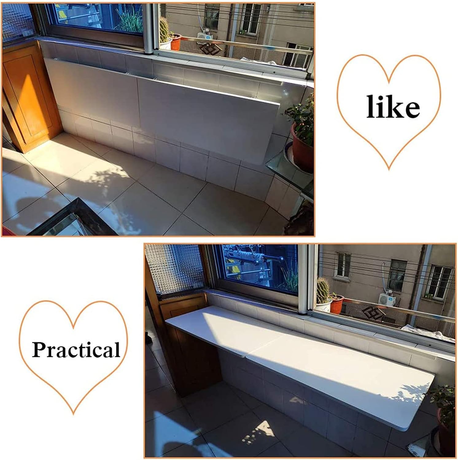 Wall Mounted,Wall Mounted Fold Down Desk for Small Saving Spaces,for Laundry Room,Dining,Room,Study,Kitchen,Bar,E-80cm Fashionable