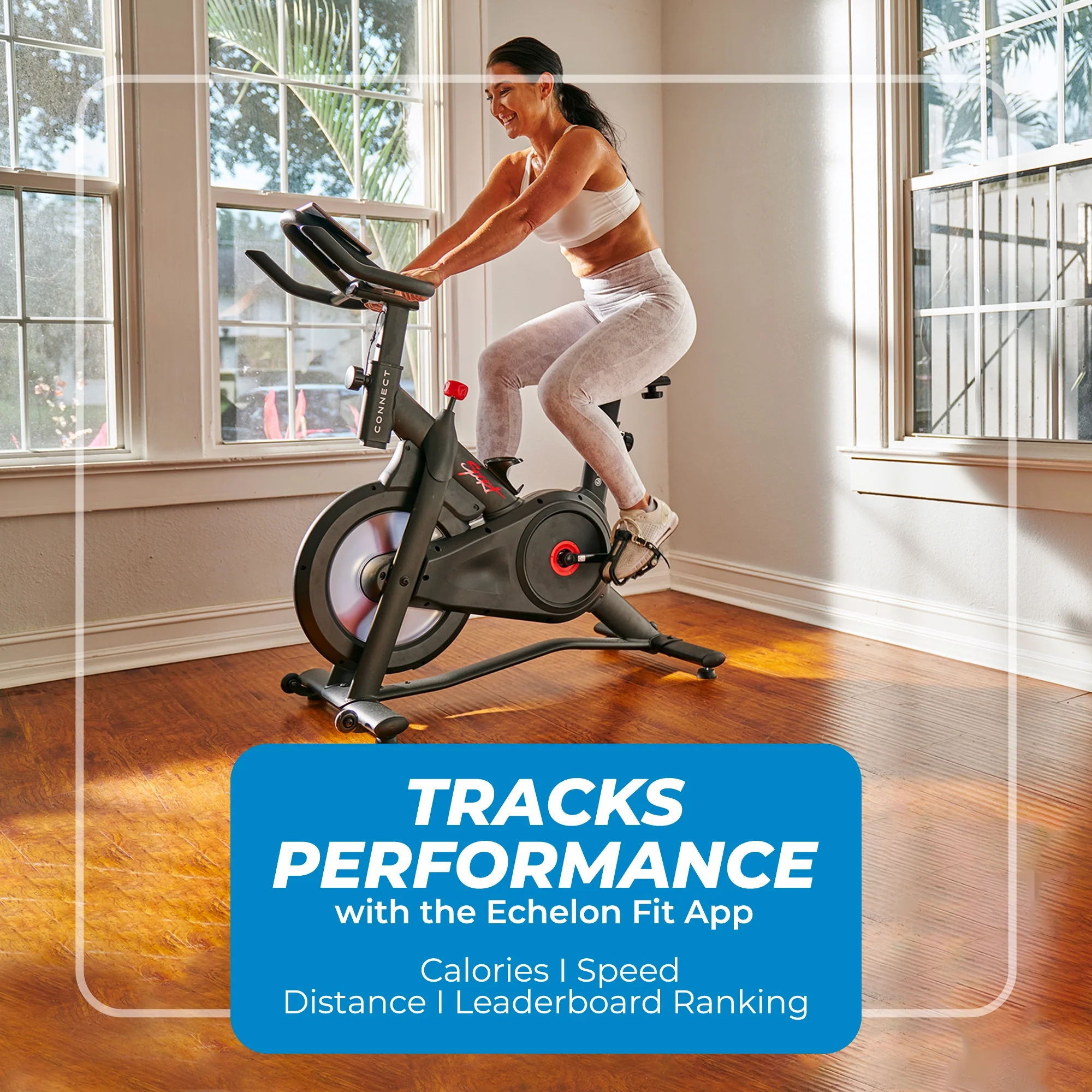 Echelon Connect Sport Indoor Cycling Exercise Bike + 30-Day Free Membership Trial