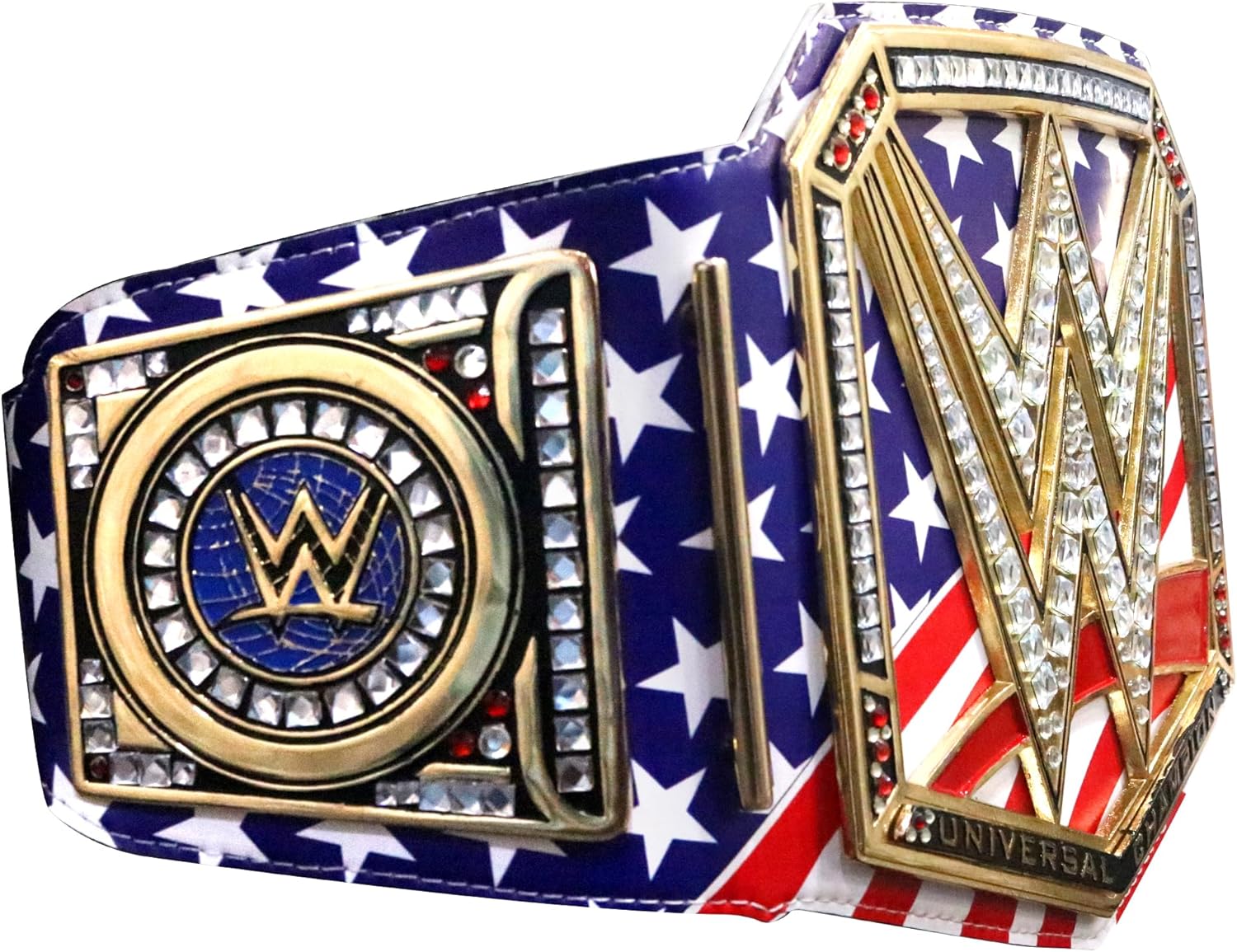 WWE United States Championship Title Belt Replica, WWE World Heavyweight Wrestling Championship Belt - Adult Size - 4mm