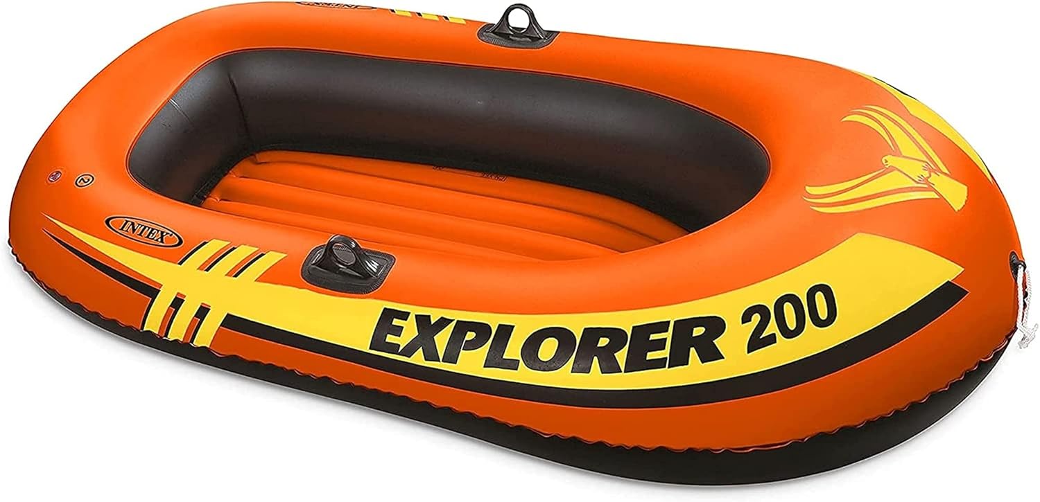 Inflatable Boat Set for Adults - Inflatable Fishing Boat, 2 Person Inflatable Kayak with Oars, Pump, Water Rafts for Lake, Pool 2 Kayak Water Sports