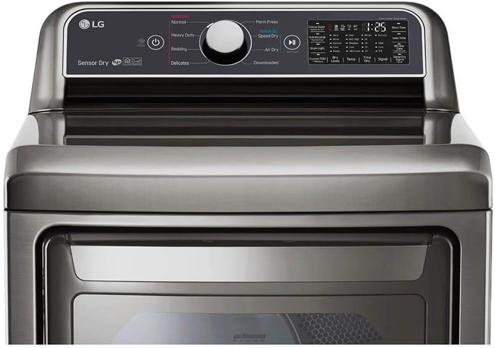 LG DLE7300VE 7.3 CF Electric Dryer EasyLoad Door ThinQ