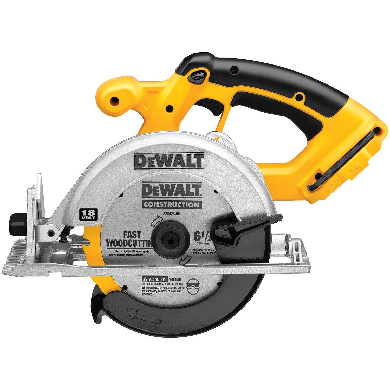 DeWalt Dc390b 6-1/2-Inch 18-Volt Cordless Circular Saw (Tool Only)