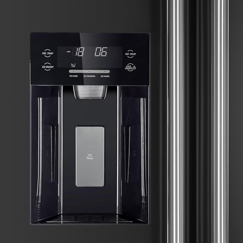 Forno Freestanding 36 Inch Side-by-Side Refrigerator and Freezer with 20 Cubic Ft. Capacity, Stainless Steel Built-In Fridge