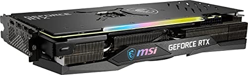 MSI Gaming GeForce RTX 3080 Ti Gaming X Trio 12G Computer Gaming Graphics Card 12GB GDRR6X 320-Bit HDMI/DP Nvlink Torx Fan 3 Ampere Architecture OC, NVIDIA GPU Video Cards for Gaming PC (Renewed)