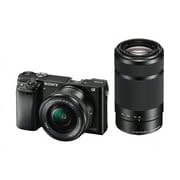 Sony Alpha a6000 Mirrorless Digitial Camera 24.3MP SLR Camera with 3.0-Inch LCD (Black) w/ 16-50mm Power Zoom Lens (Renewed)