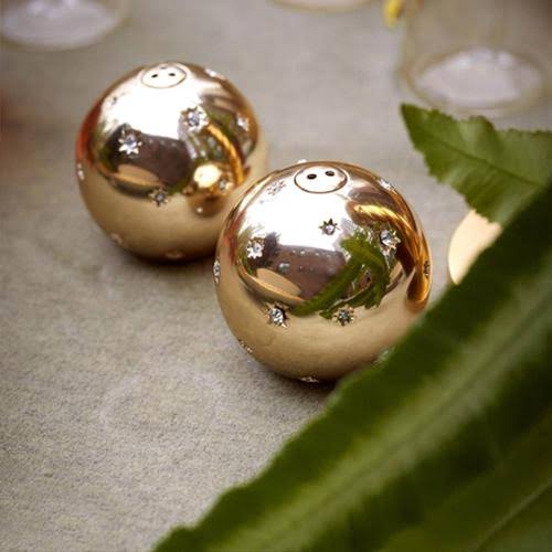 L&Objet Stars Spice Jewels Salt u0026 Pepper Shakers - Platinum