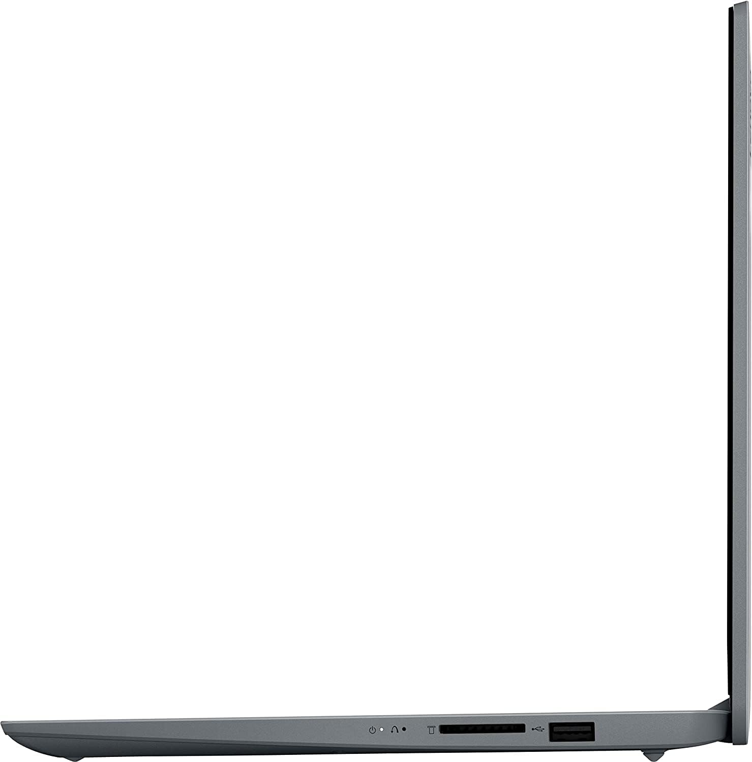 Lenovo Ideapad 1i Laptop (14" HD Anti-glare, Intel Celeron N4020, 4GB RAM, 128GB Storage (64GB eMMC + 64GB SD Card)) School, Kids & Education Laptop, Webcam, Wi-Fi 6, Type-C, Win 11 Home in S, Grey