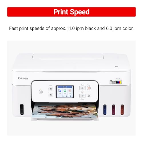 Canon MegaTank G3270 All-in-One Wireless Inkjet Printer. for Home Use, Print, Scan and Copy