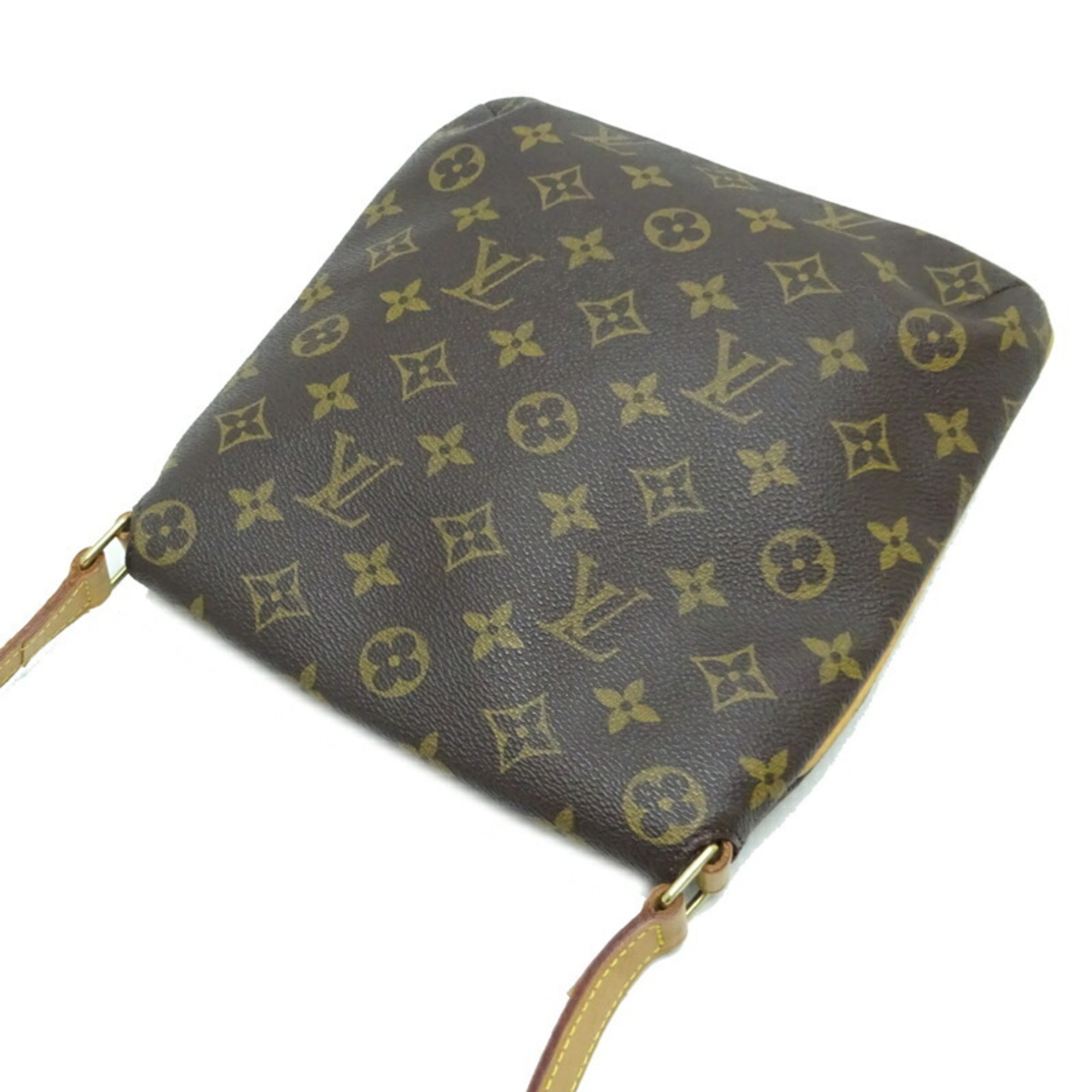 Pre-Owned Louis Vuitton Musette Salsa Short Strap Women's Shoulder Bag M51258 Monogram Ebene (Brown) (Good)