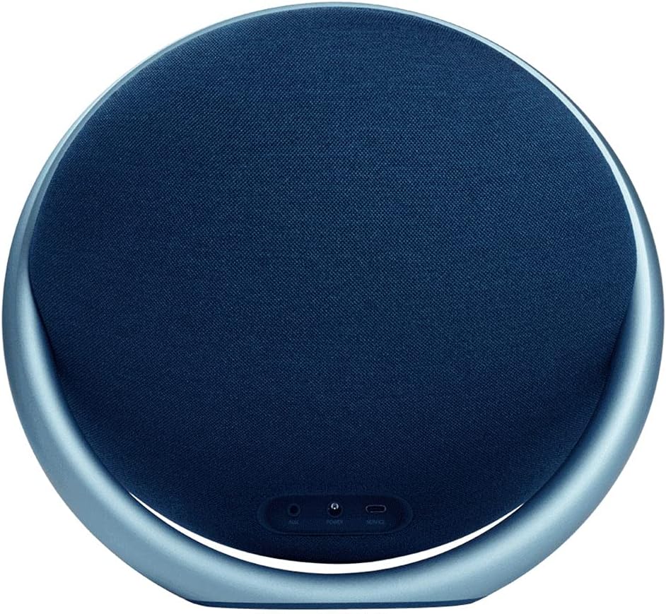 Harman Kardon Onyx Studio 7 Bluetooth Wireless Portable Speaker - 8 Hours Music Play time - Blue (Renewed)