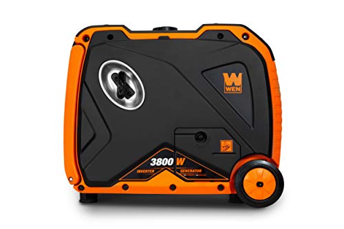WEN Quiet 6800-Watt Dual Fuel RV-Ready Electric Start Portable Inverter Generator with Fuel Shut Off and CO Watchdog for Electric Vehicle Backup (DF680iX)