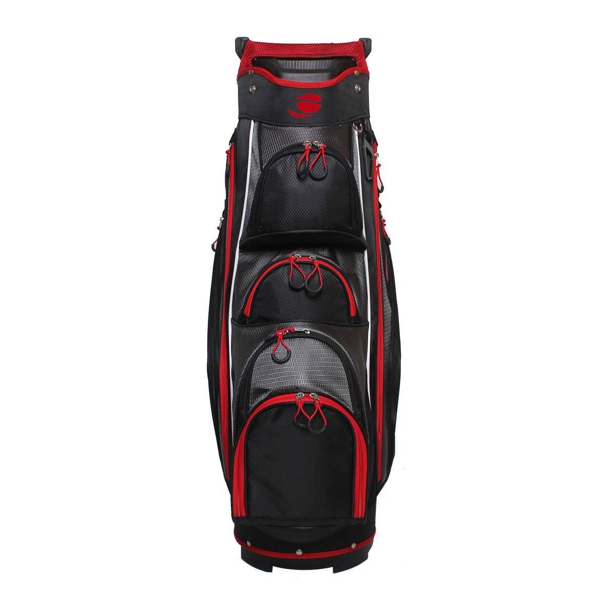 Orlimar Golf CRX Cooler Cart Bag - Black/Red/Charcoal