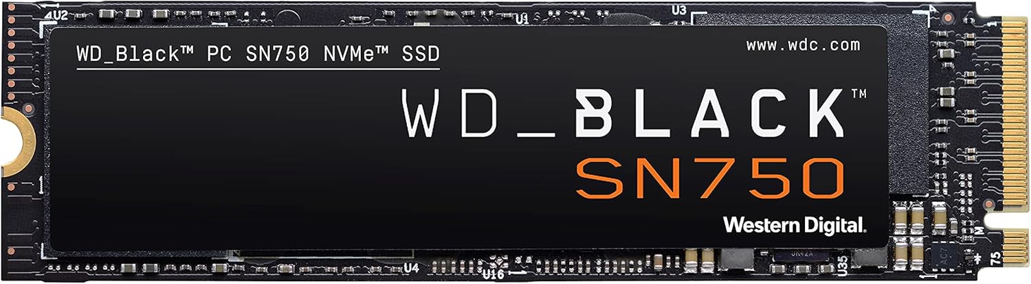 WD_BLACK 500GB SN750 SE NVMe Internal Gaming SSD Solid State Drive - Gen4 PCIe, M.2 2280, Up to 3,600 MB/s - WDS500G1B0E Pack of 2
