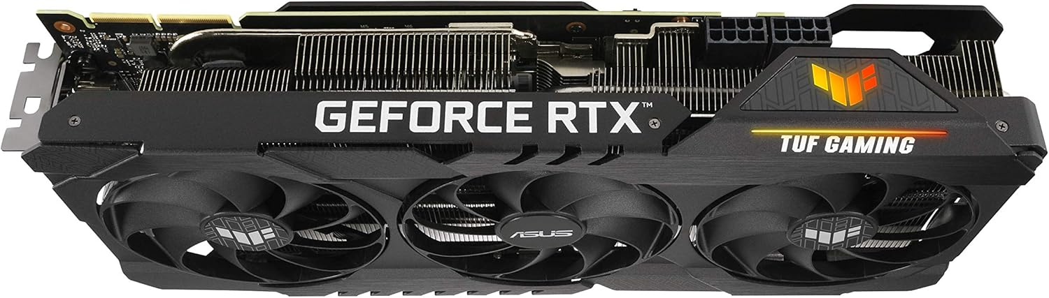 ASUS TUF Gaming NVIDIA GeForce RTX 3090 Graphics Card (PCIe 4.0, 24GB GDDR6X, HDMI 2.1, DisplayPort 1.4a, Dual ball Fan Bearings, Military-grade Certification, GPU Tweak II)