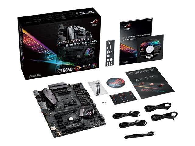 Asus AMD ROG Strix B350-f Gaming AM4 DDR4 ATX Motherboard 90MB0UJ0-M0
