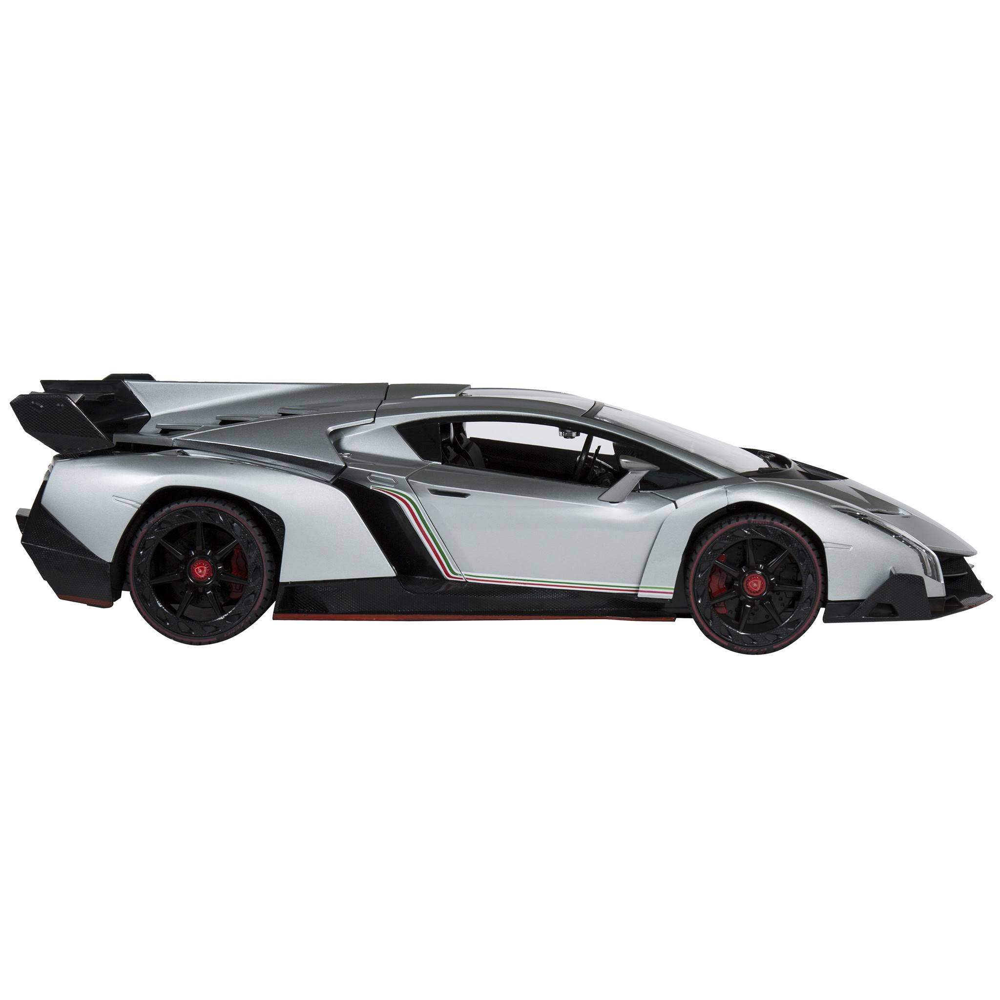 Best Choice Products RC Lamborghini Veneno Gravity Sensor Radio Remote Control Car - 1/14 Scale - Silver