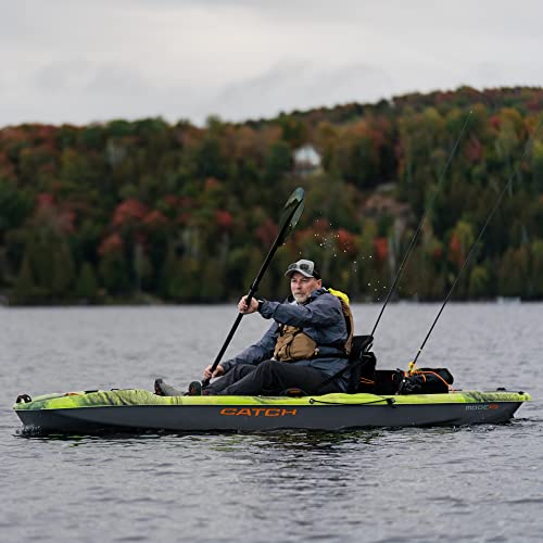 Pelican Catch Mode 110 Fishing Kayak - Premium Angler Kayak with Lawnchair seat - 10.5 Ft.