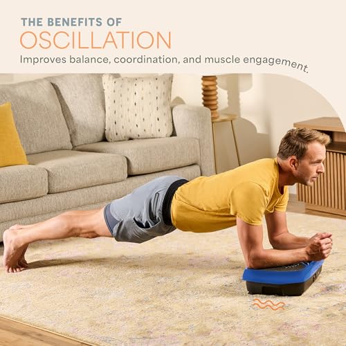 Lifepro Vibration Plate Exercise Machine with Magnetic Acupoints - Full Body Vibration Platform for Beginners and Recovery - Ideal Lymphatic Drainage Massager for Muscle Toning and Overall Fitness