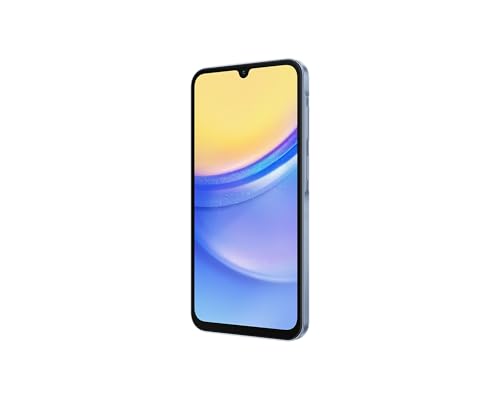 SAMSUNG Galaxy A15 5G (SM-156M/DSN), 128GB 6GB RAM, Dual SIM, Factory Unlocked GSM, International Version (Wall Charger Bundle) (Blue)