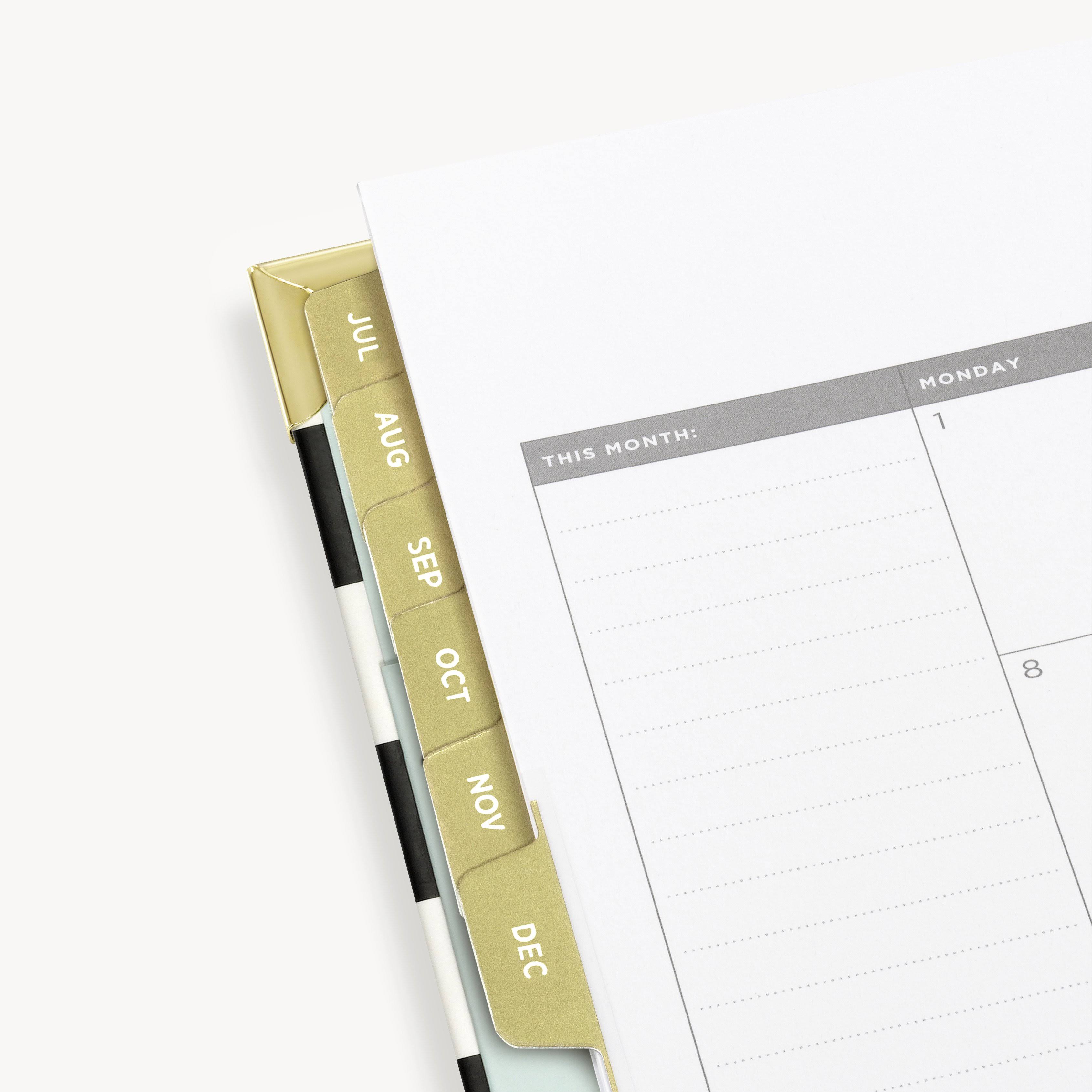 Day Designer 2021-2022 Academic Year Deluxe Weekly Planner, Life and - Black