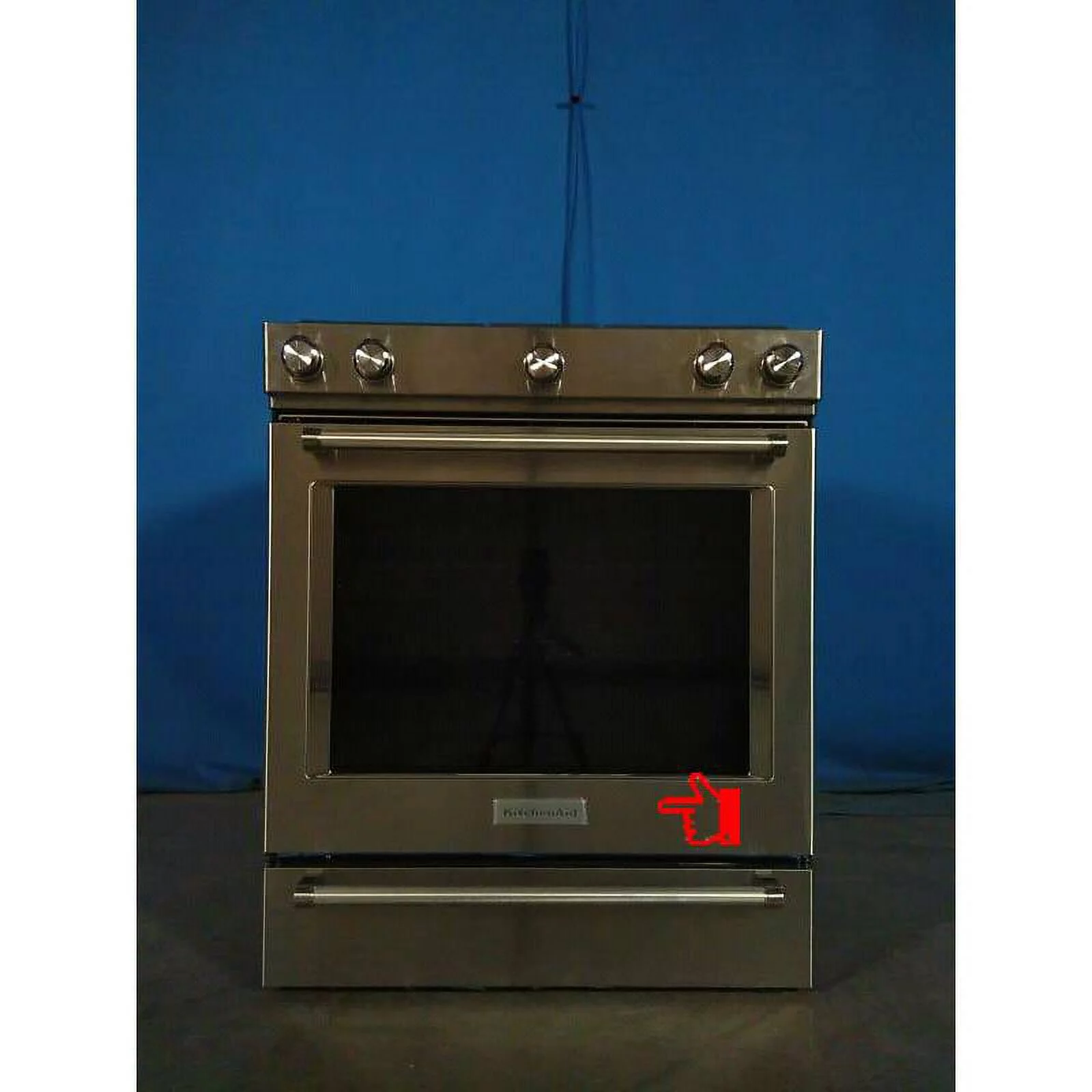 KitchenAid KSDB900ESS 7.1 Cu. Ft. 5 Burner Dual Fuel Slide-in Range