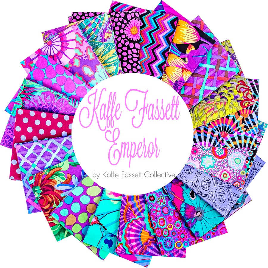 Free Spirit Emperor | Kaffe Fassett Classics |Fat Quarter Bundle