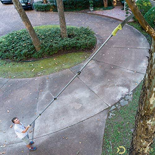 DocaPole 7-30 Foot Telescopic Extension Pole + Pruning Saw - GoSaw Attachment