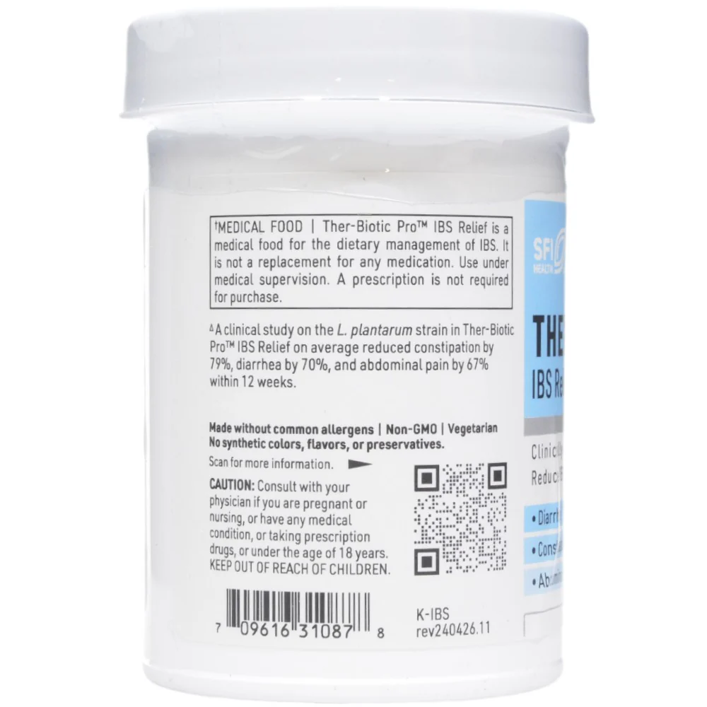 Ther-Biotic Pro IBS Relief by Klaire Labs/SFI Health - Kansas Nuitrition - HNZSDS