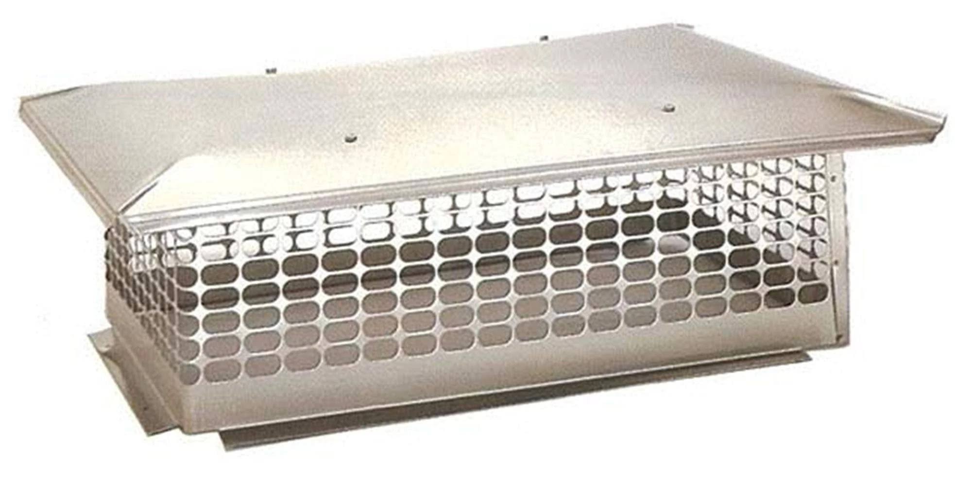 The Forever Cap 25 in. x 31 in. Fixed Stainless Steel Chimney Cap