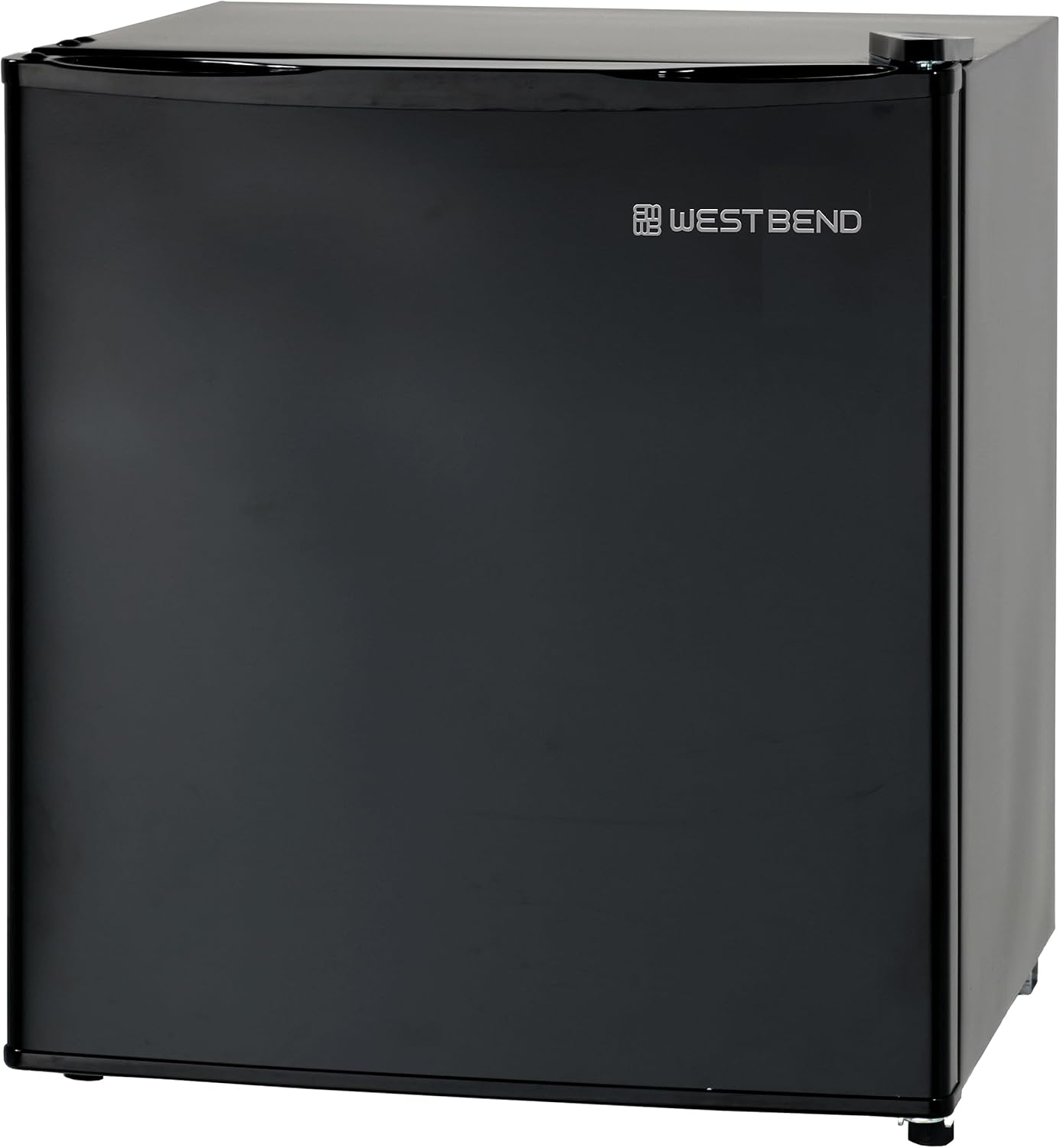West Bend Mini Fridge Compact Refrigerator for Home Office or Dorm, Auto Defrost with Reversible Door, Energy Star Rated, 1.7-Cu.Ft., Black