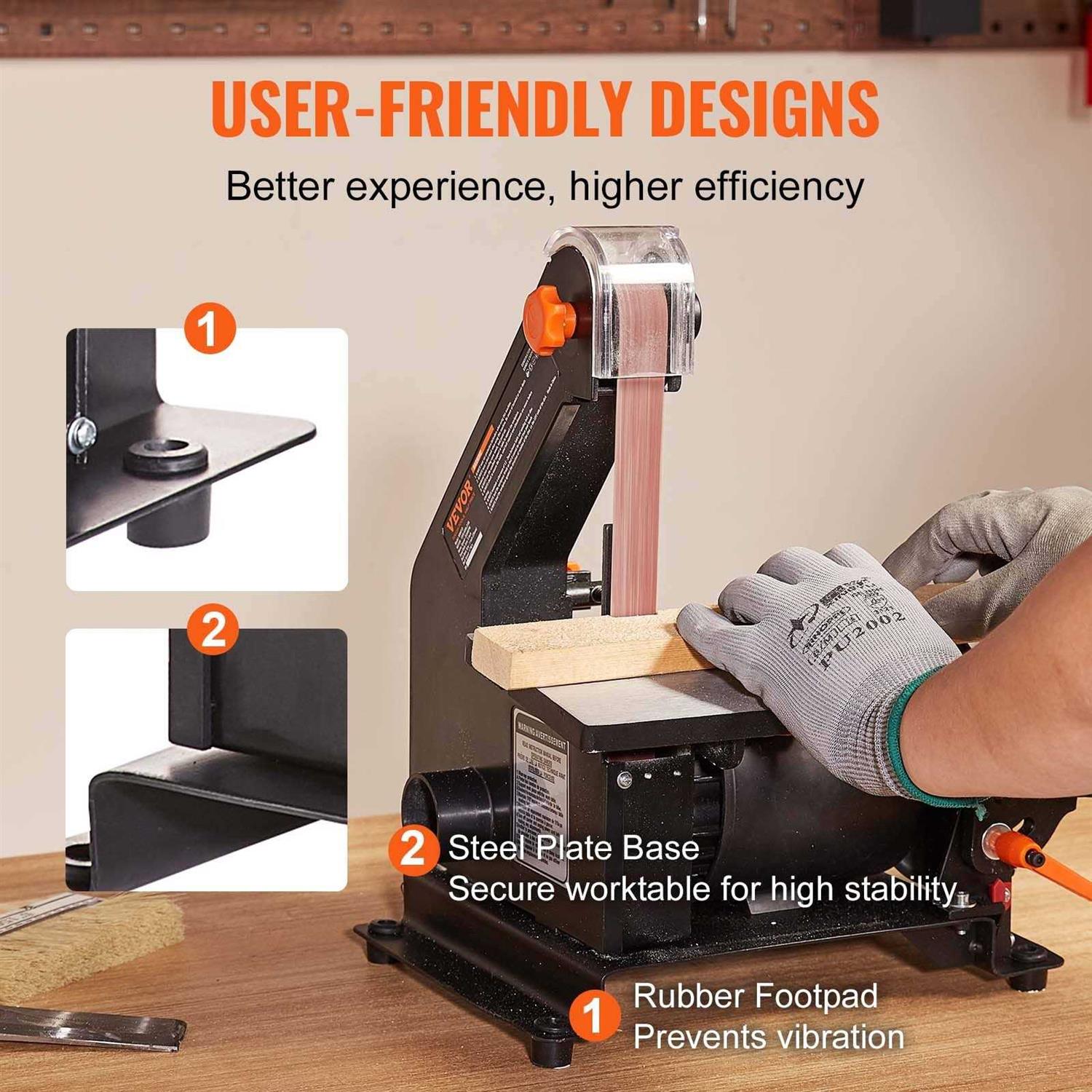 VEVOR 1 x 30 Inch Belt Sander with 5 Inch Disc Sander