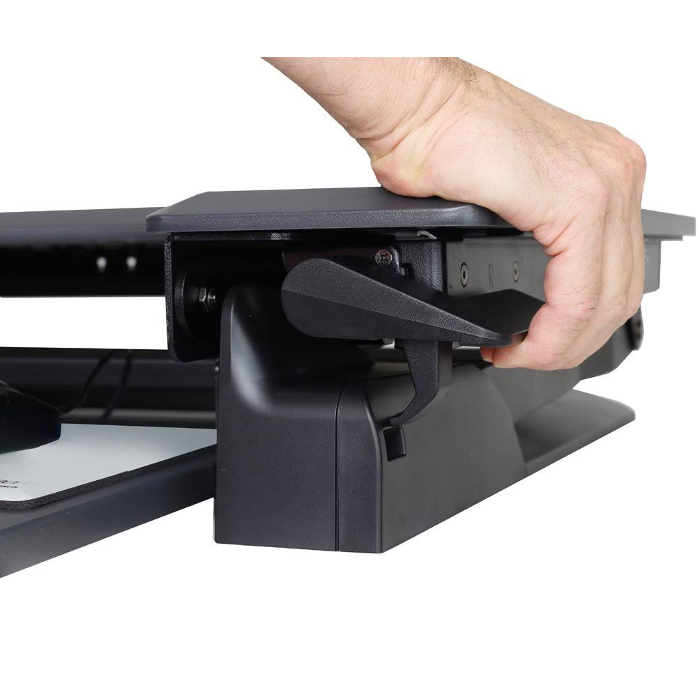Ergotron WorkFit Sit-Stand Desktop Workstation, Black