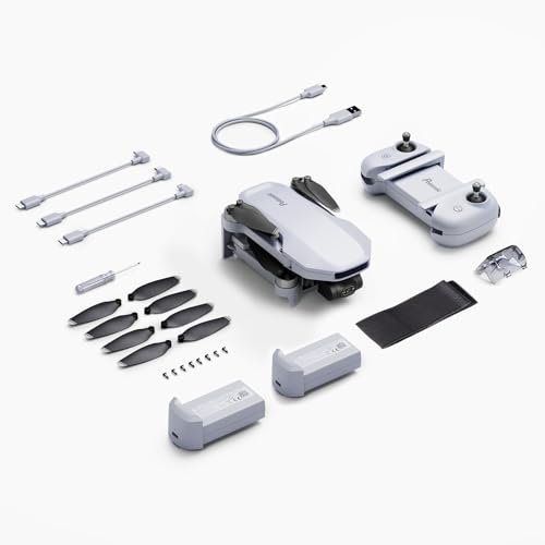 Potensic ATOM 3-Axis Gimbal 4K GPS Drone, Under 249g, 96 Mins Flight, Max 6KM Transmission, Visual Tracking, 4K/30FPS QuickShots, Lightweight for Adults and Beginners, Fly More Combo