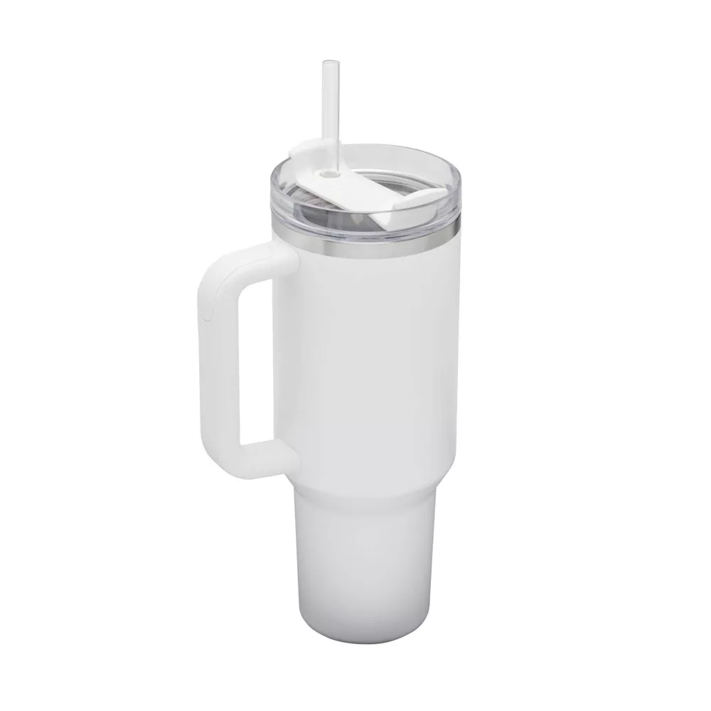 Stanley Adventure Quencher H2.0 Flowstate 40oz Stainless Steel Tumbler-Brilliant White