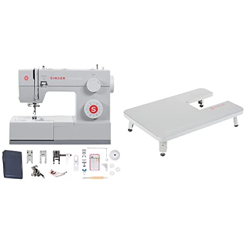SINGER Heavy Duty 4423 High Speed Sewing Machine with Accessory Kit | Strong Motor With Enhanced Piercing Power, 97 Stitch Applications, Full Metal frame, 1-step Buttonhole & LED Light