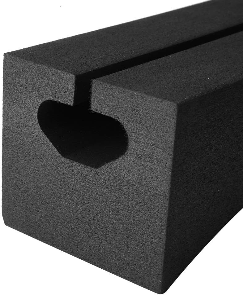 Jadeshay Car Roof Rack Replacement Foam, Universal Soft Standard Foam Block for Roof Racks Car-Top Replacement with Stand-up Paddle Pack of 2